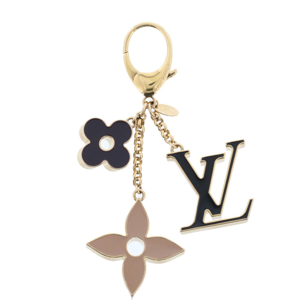 LOUIS VUITTON ルイヴィトン バッグチャーム フルール ドゥ モノグラム モノグラム チャーム M67119 レディース GP ゴールド