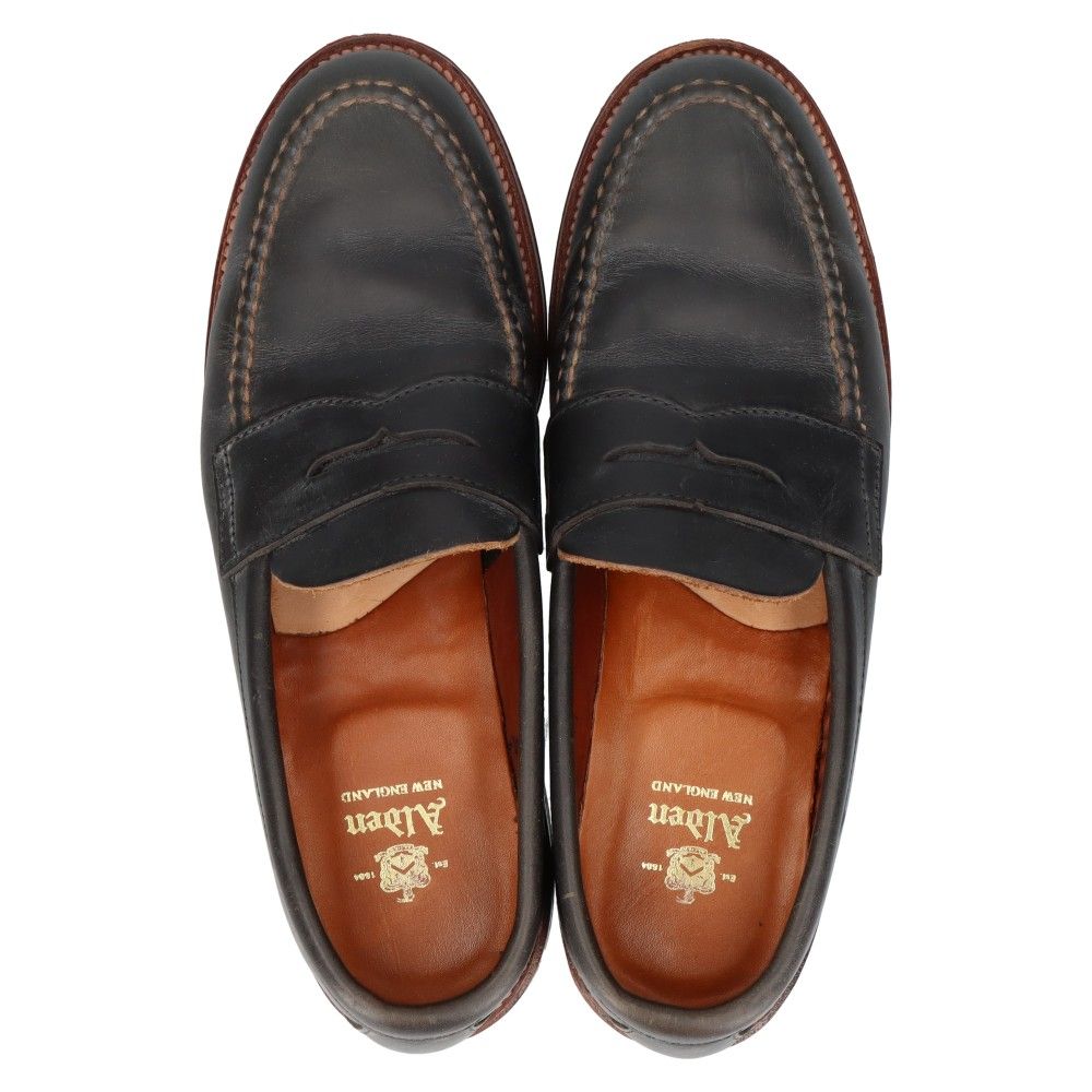 Alden (オールデン) #N5203F CHROMEXCEL UNLINED PENNY LOAFER クロムエクセル ペニーローファー  レザーシューズ ネイビー - メルカリ