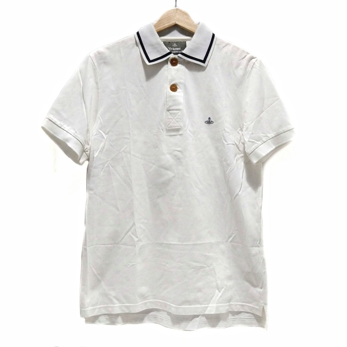 【新品】Vivienne Westwood MAN ポロシャツ 44サイズ Vivienne Westwood MAN ヴィヴィアンウエストウッドマン オーブ