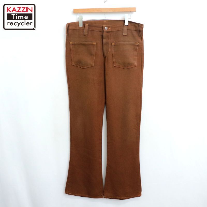 70s vintage キングスロード フレア パンツ メンズ Lサイズ相当