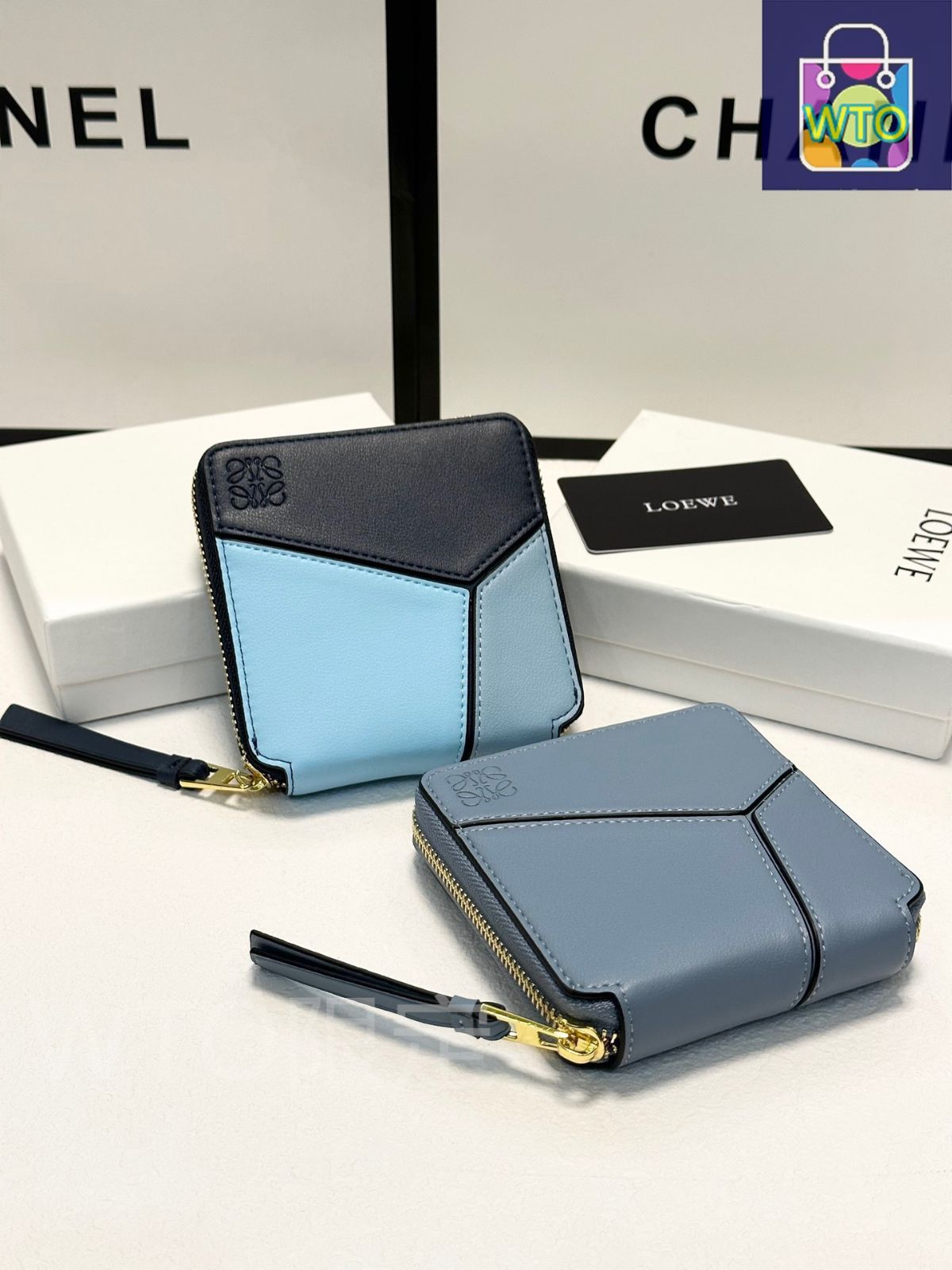今日特価】Loewe レザーウォレット, マルチカラー, 高品質で実用