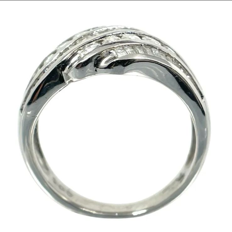 ダイヤ リング ダイヤモンド D1.00ct プラチナ テーパーダイヤ 指輪