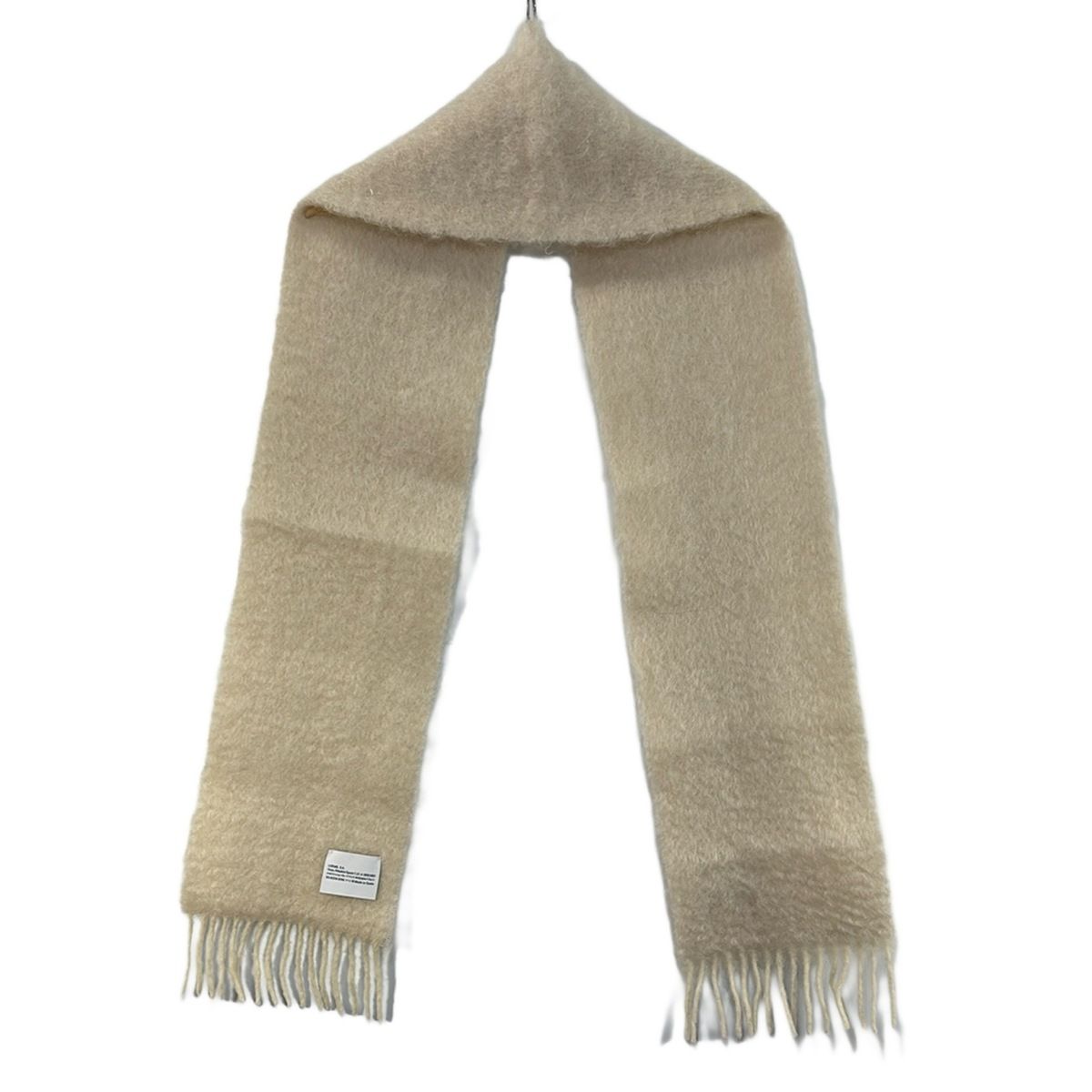 【3月に出品取り下げ】 LOEWE ウールマフラー アイボリー/ベージュ 3月に出品取り下げ】 LOEWE ウールマフラー アイボリー/ベージュ