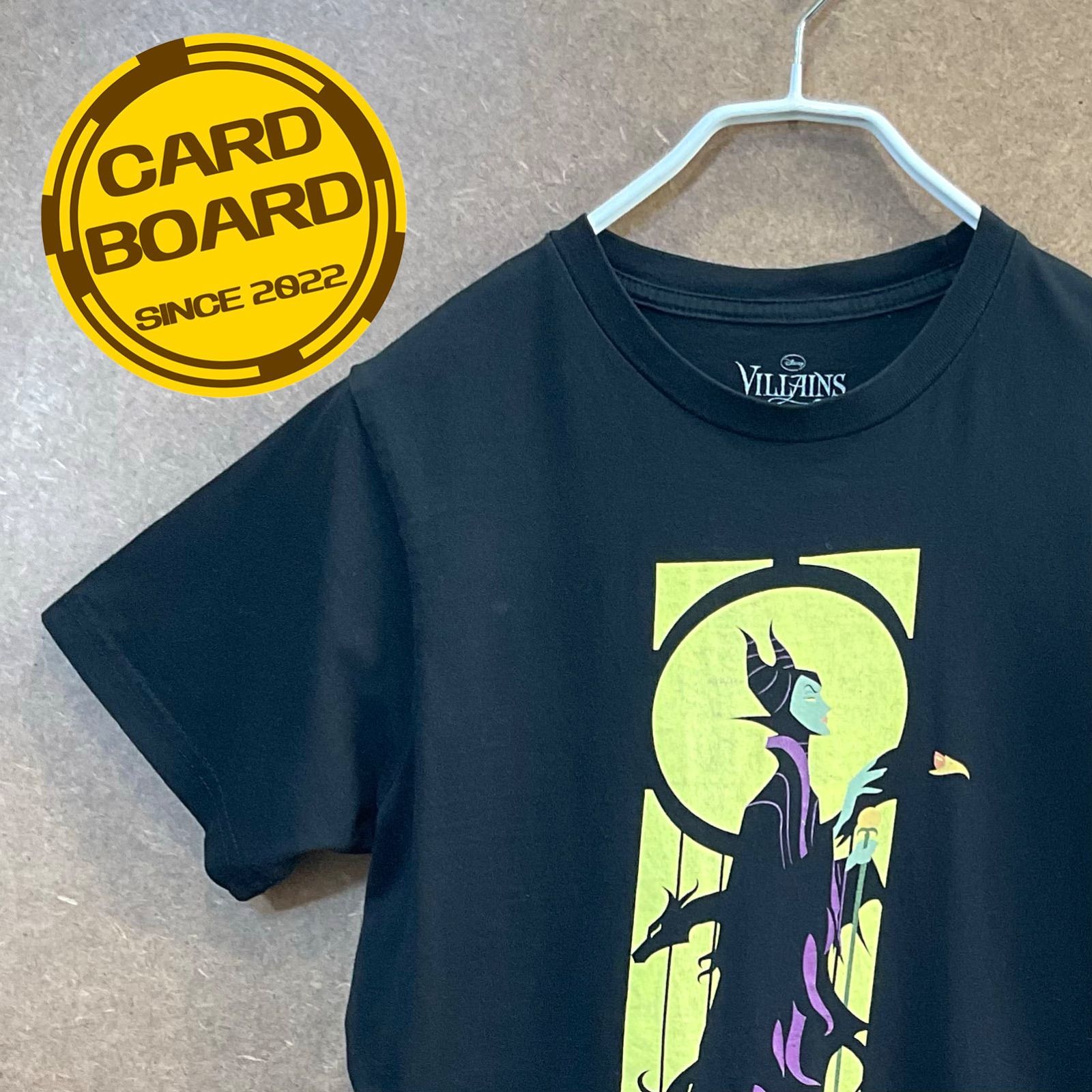 Disney公式 MALEFICENTプリントTシャツ ディズニー ヴィランズ Amazon