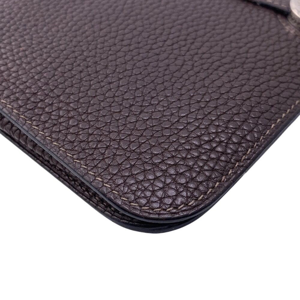 HERMES/エルメス ドゴンGM トリヨンクレマンス レザー 二つ折り財布 