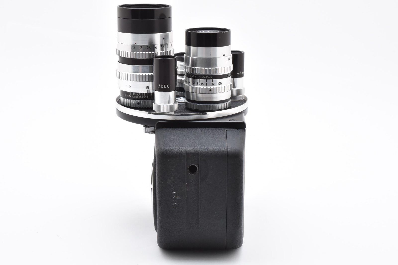  品 ARCO アルコ CR-8 8 mm シネフィルムカメラ CINE-W.ARCO 65 1.4 CINE-T.ARCO 38 CINE-S.ARCO 13 ＃3066 8mmフィルム フィルム