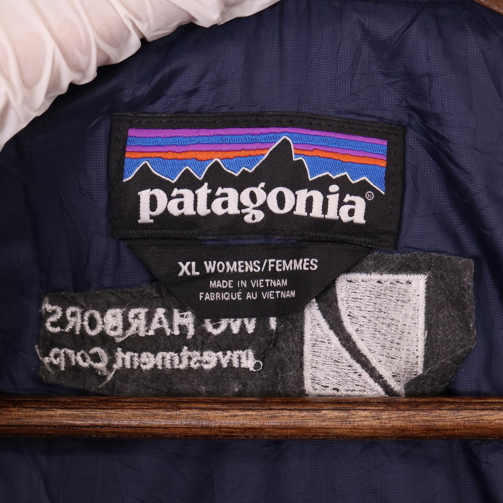 00年代 patagonia パタゴニア ナノパフベスト アウトドア ネイビー
