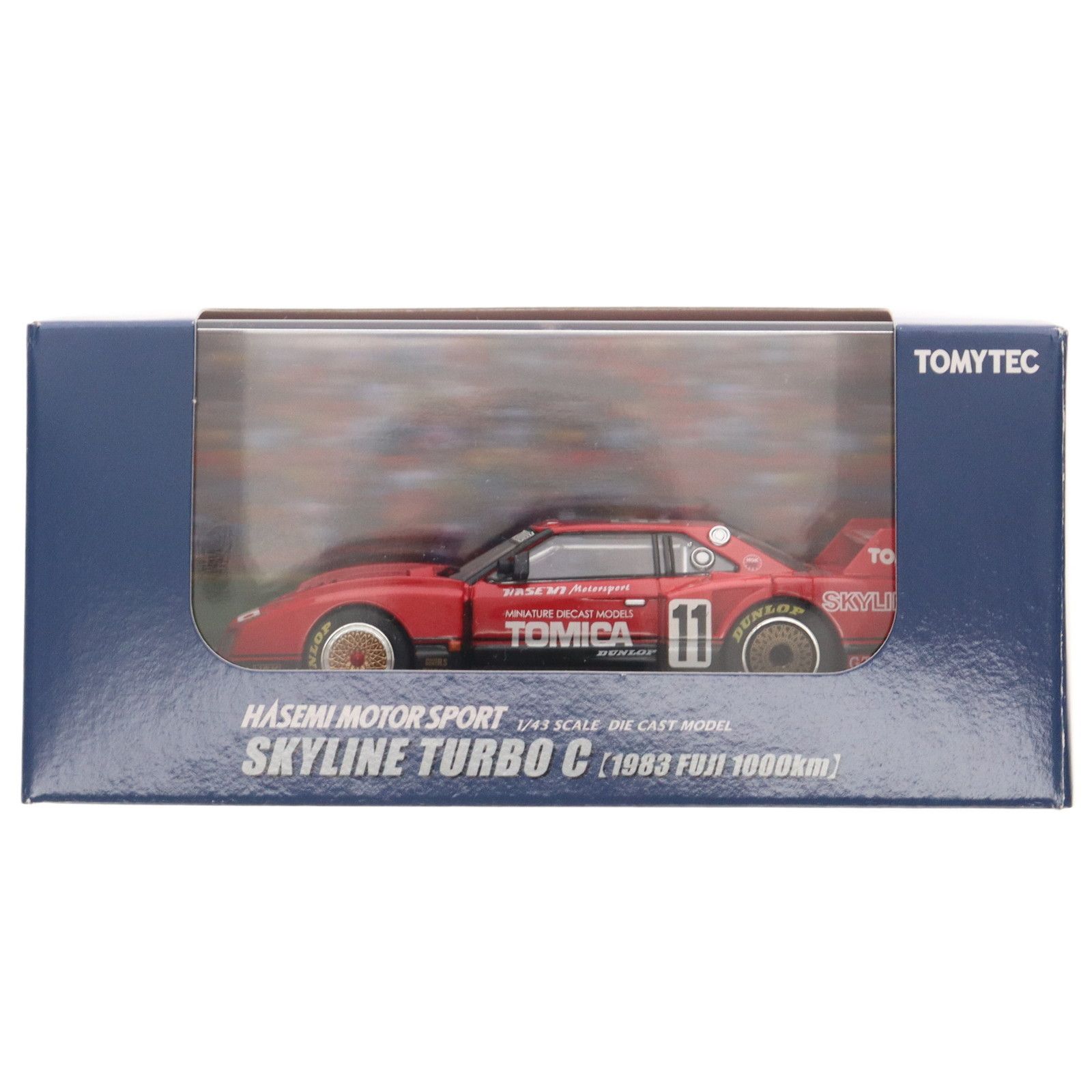 トミカエブロ 1/43 SKYLINE TURBO C(スカイライン ターボC) [富士1000Km仕様] (レッド×ブラック) 完成品 ミニカー(218685) TOMYTEC(トミーテック)