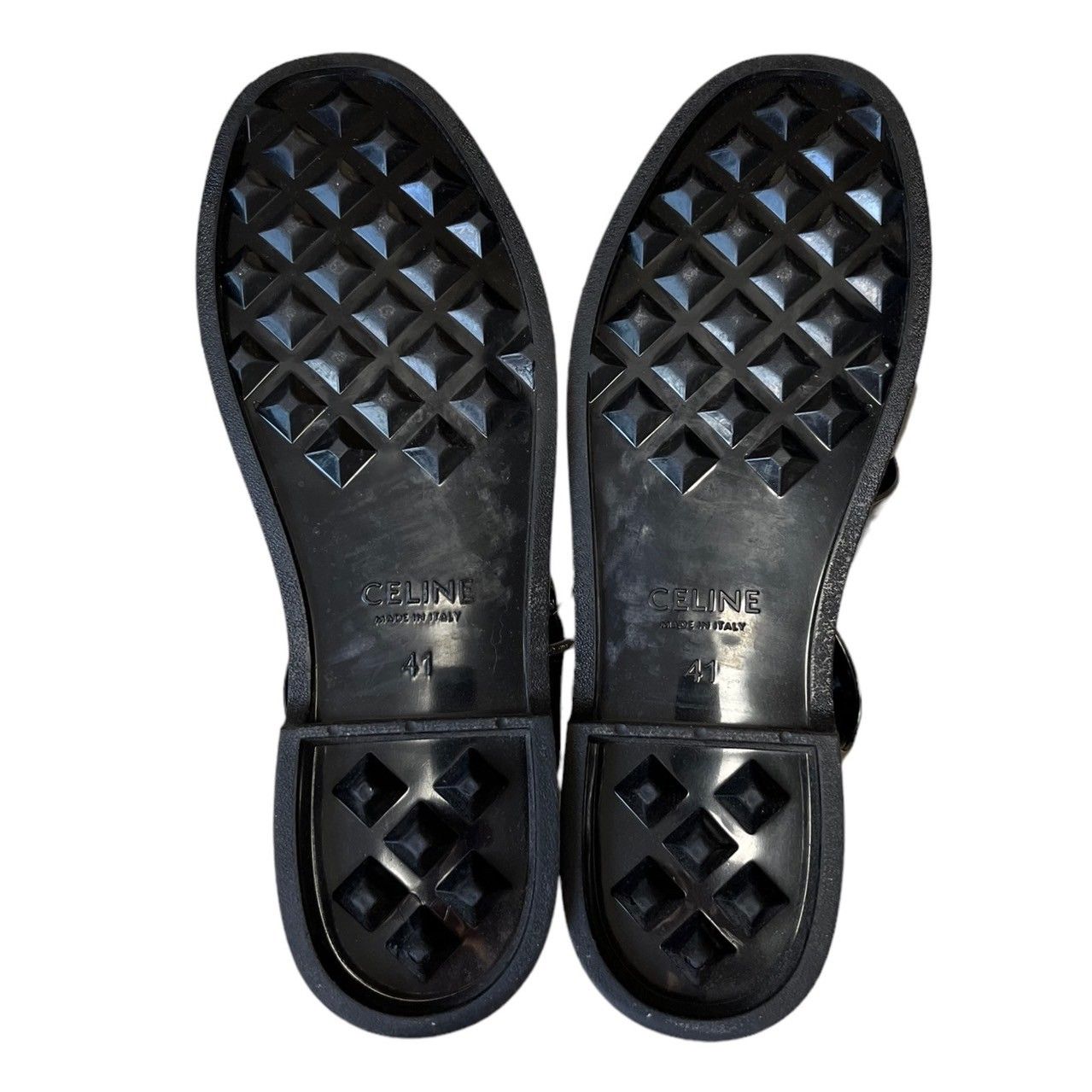 CELINE セリーヌ ラバーグルカサンダル - メルカリ