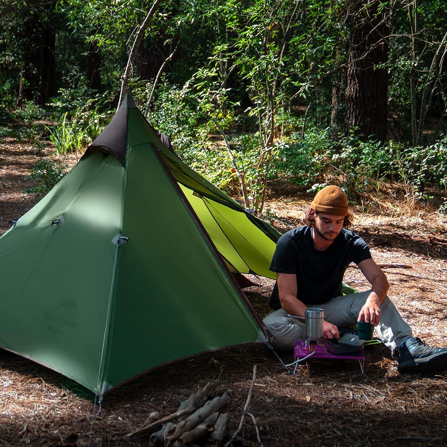 Naturehike公式ショップ ワンポールテント ソロキャンプ 1人用 超軽量