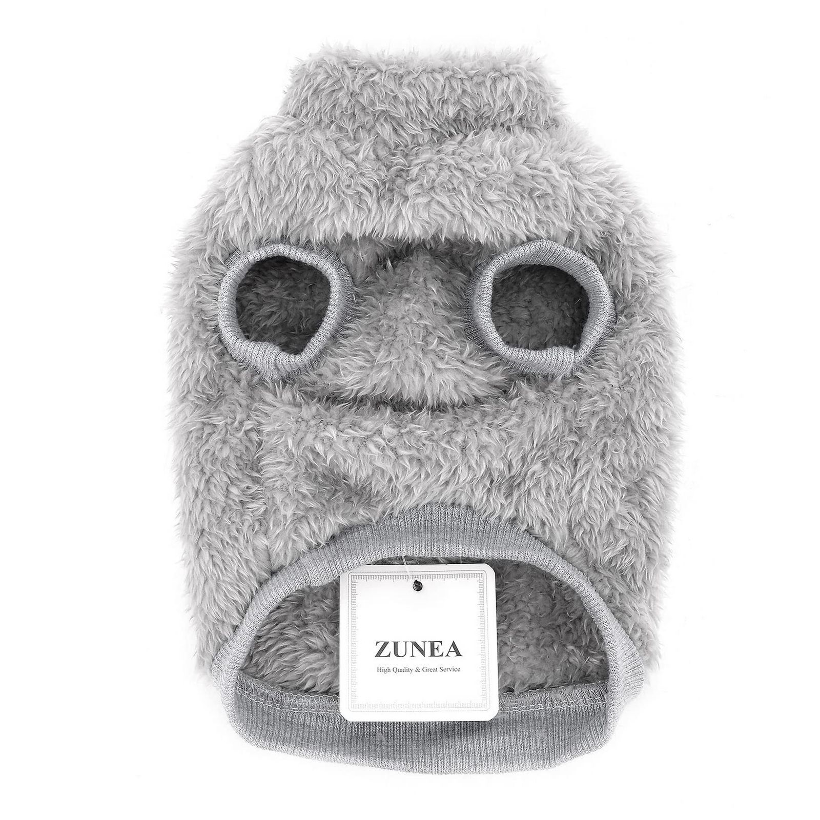 新品 ZUNEA 犬服 秋冬 フリース セーター コート 小型犬