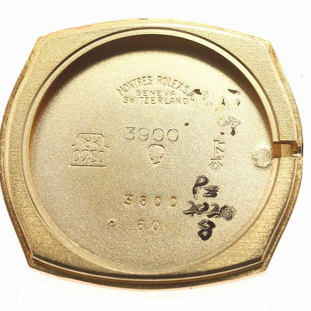 ロレックス ROLEX 3800 チェリーニ K18YG Cal.1601 アフターダイヤ 手