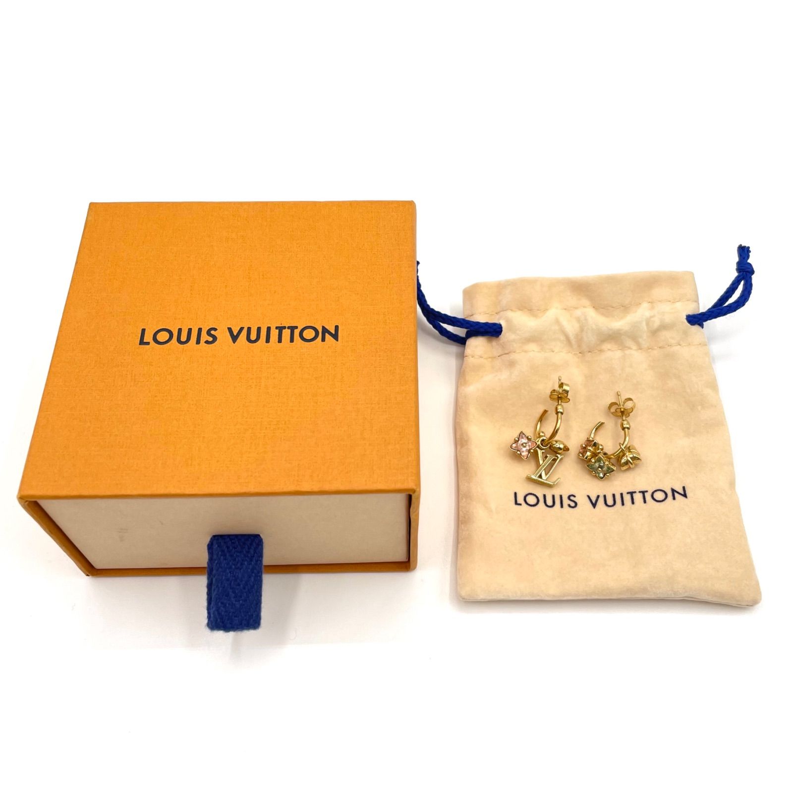 LOUIS VUITTON ルイヴィトン　ピアス　ゴールド　箱、袋付き♯ゴールド