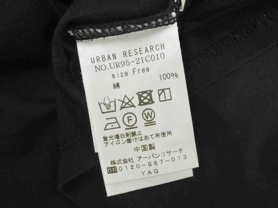 URBAN RESEARCH アーバンリサーチ ブラウス シャツ sizeF/黒 ■◆ レディース