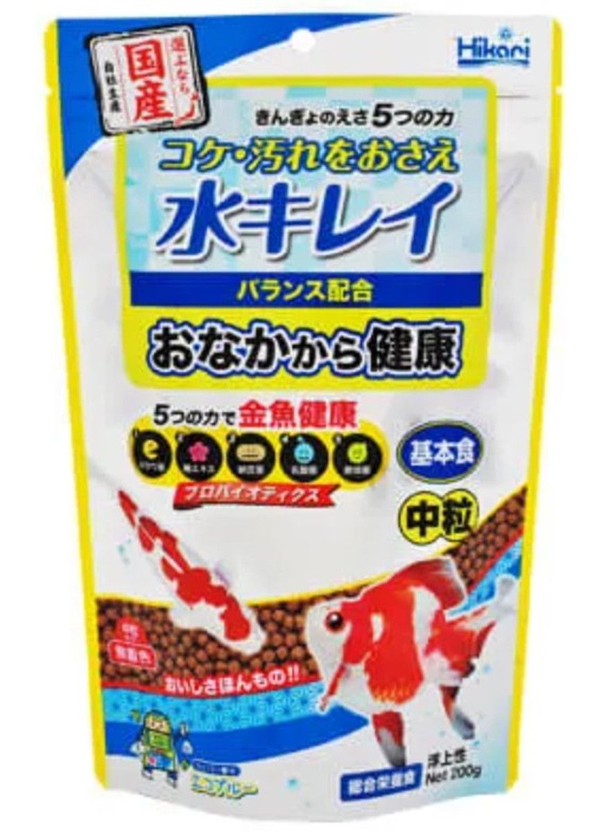 【同梱】【50個セット】キョーリン ひかりきんぎょのえさ5つの力基本食〈中粒〉200g