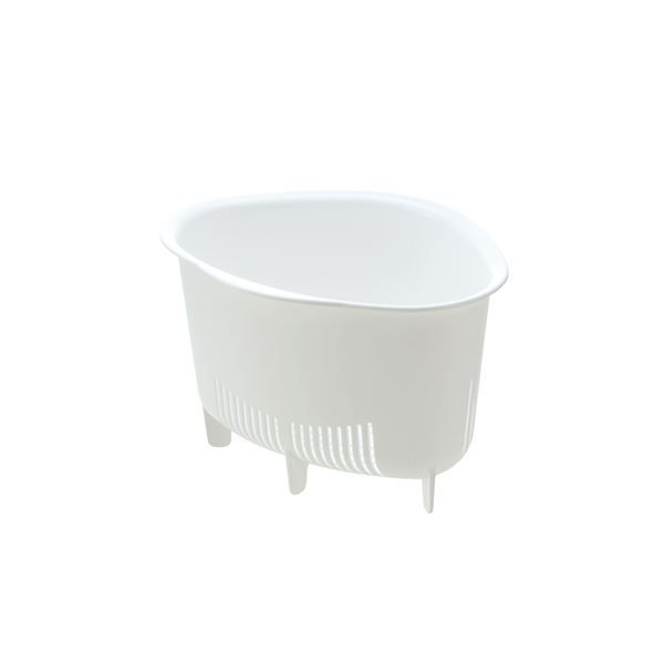 まとめ 三角コーナー|生ゴミ入れ ホワイト L 抗菌加工付き キッチン用品 シェリー ×60個セット