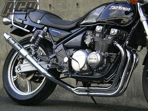 ゼファー400 PRMタイプゼファー400X 421マフラーメッキ中古送料込み