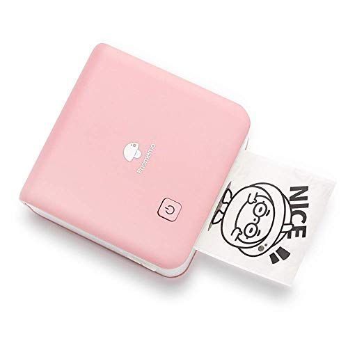 本体+1ロール用紙サンプル_ピンク ミニプリンター Phomemo M02 PRO