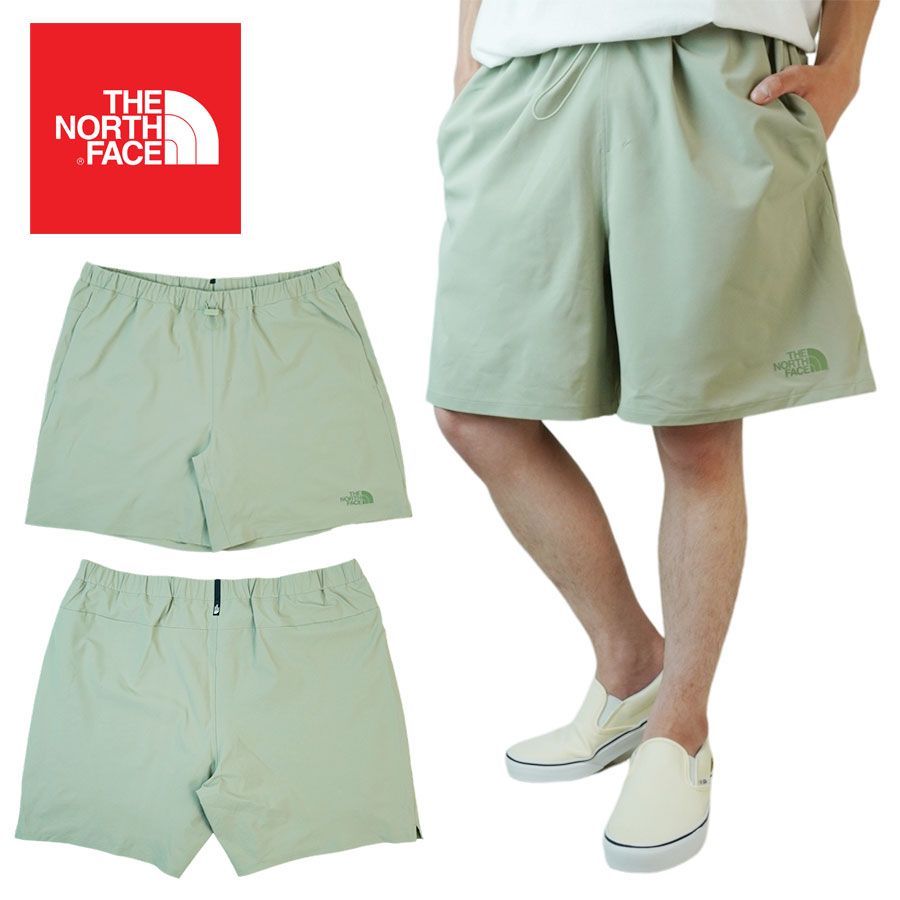 ノースフェイス THE NORTH FACE メンズ ショーツ USA企画 日本未入荷 M ARQUE SHORT メンズ アーケ アーク ショート パンツ ティーグリーン ズボン 半ズボン ハーフパンツ ハーパン ロゴ アウトドア キ