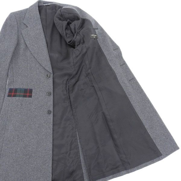 コムデギャルソンオム ウール　ロングコート グレー ◇美品◇ コムデギャルソン オム プリュス COMME des GARCONS