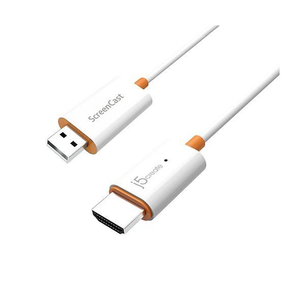 j5 CreateHDMIドングルレシーバー for Airpaly|MiraCast|GoogleCast 白 JVAW561本