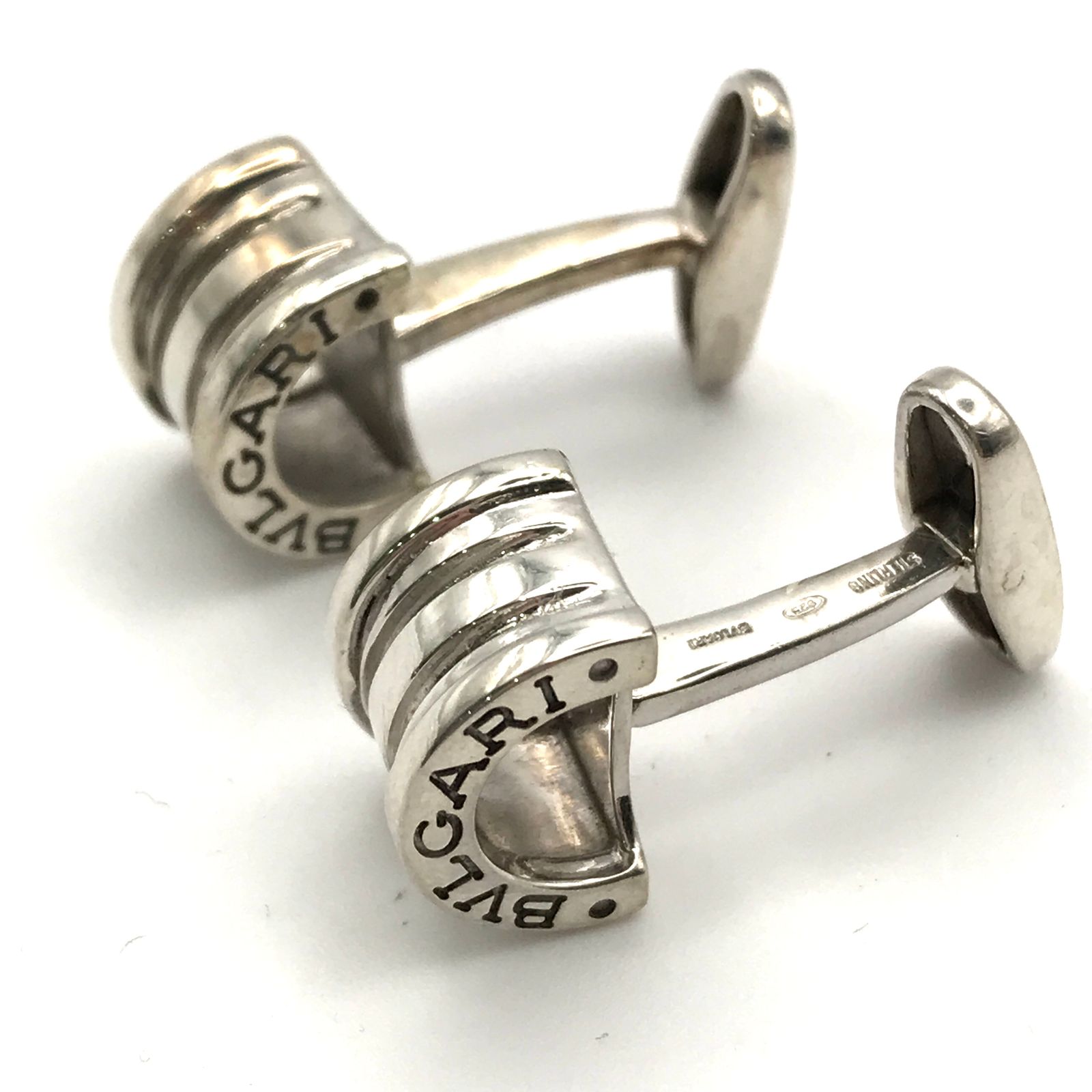 BVLGARI ブルガリ ビー ゼロワン SV925 10.6g カフス ボタン