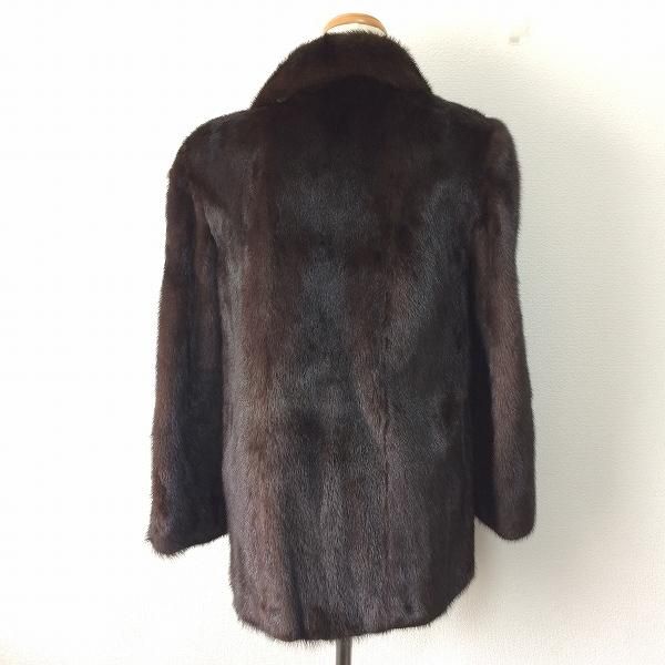 【美品】 カナディア CANADIA 毛皮コート ミンクコート ダークブラウン wnc ファー カナディア FUR CANADIA コート 茶系 ミンクコート 毛皮