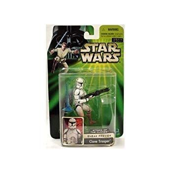 【中古】【非常に良い】スターウォーズ エピソード２　スニーク プレビュー ベーシックフィギュア　クローン・トルーパー g6bh9ry