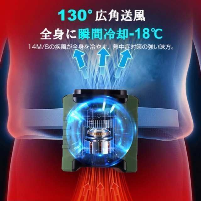 45h連続使用 ベルトファンLED残電表示扇風機腰掛けファンハンディファン2025首掛け卓上腰腰掛け扇風機