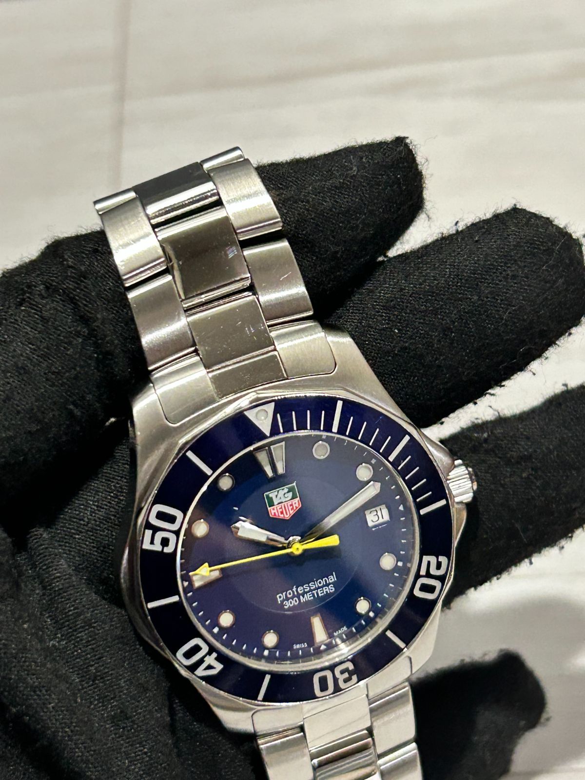 TAG HEUER WAB1112 アクアレーサー クウォーツ タグホイヤー ブルー