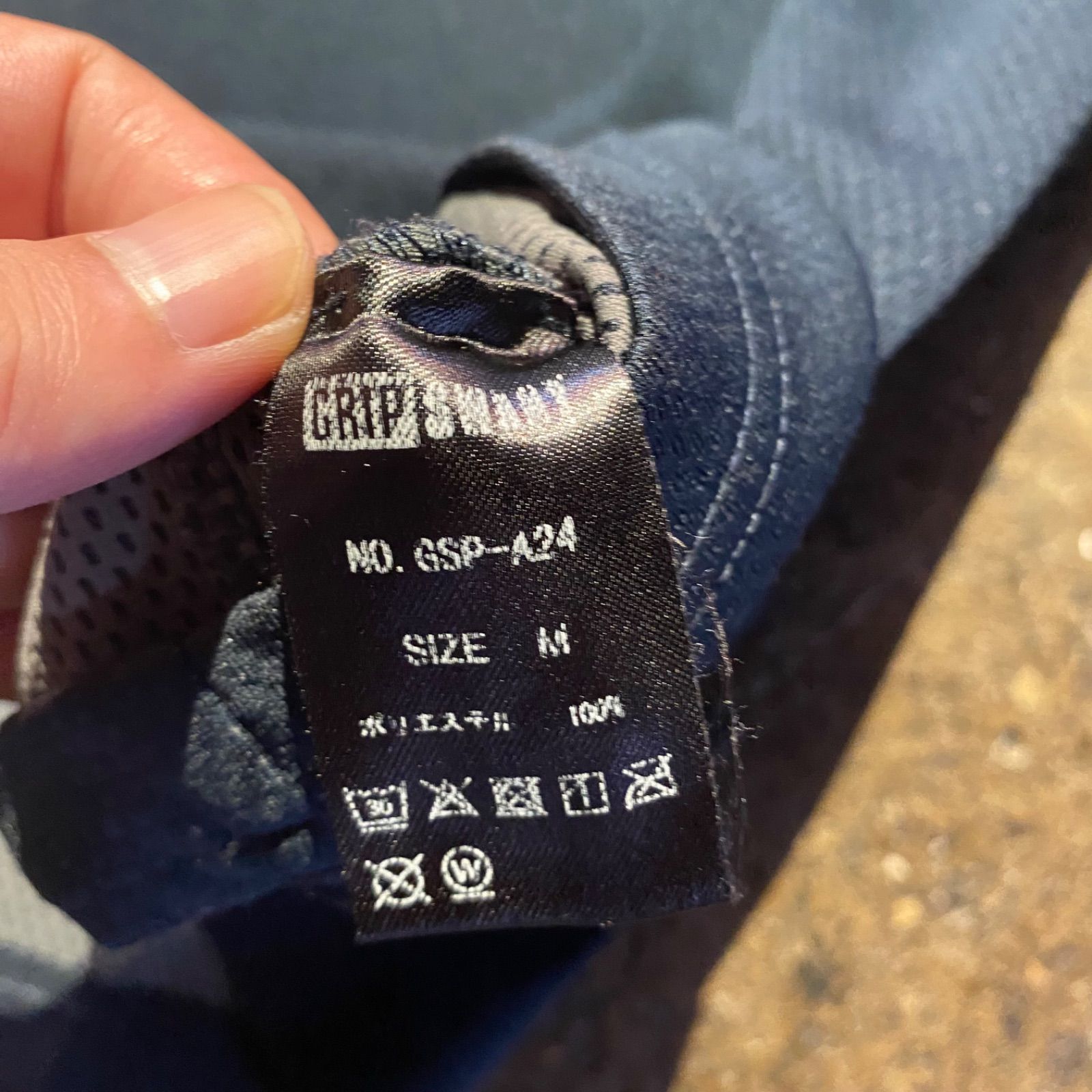 STABRIDGE x GRIP SWANY ネイビー Mサイズ STABRIDGE × GRIPSWANY 21ss Quick Dry Tee M スタブリッジ