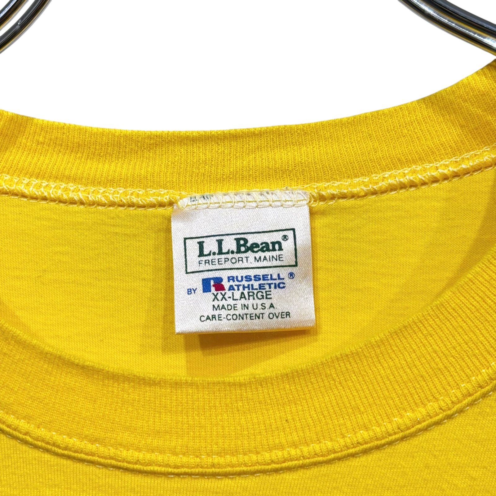 XXL】 90s L.L.BEAN by RUSSEL ATHLETIC Blank Pocket T-Shirt