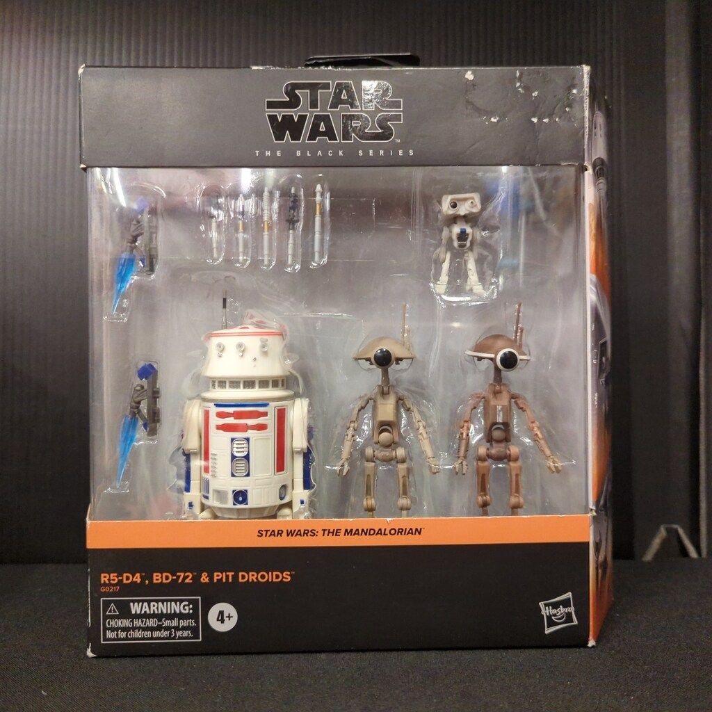 未開封　スターウォーズ　ブラックシリーズ　R5-D4 BD-72 ピットドロイド Amazon.com: Star Wars The Black Series 4 Pack Collectible