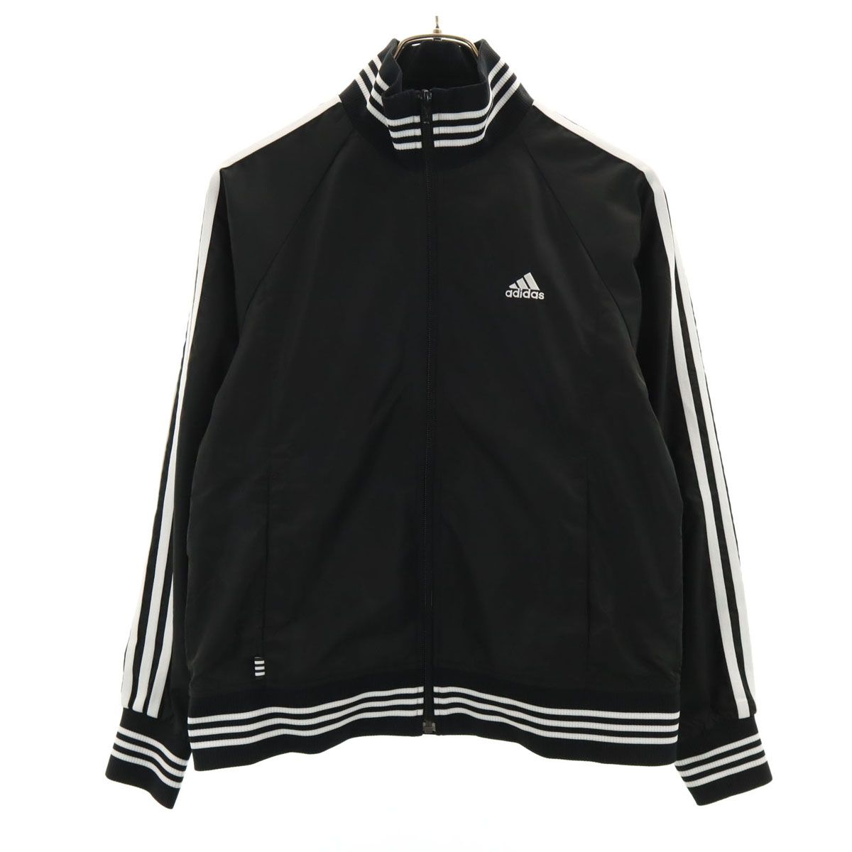 adidas ブラック ウィンドブレーカー M adidas ブラック ウィンドブレーカー♡K様専用♡ - メルカリ