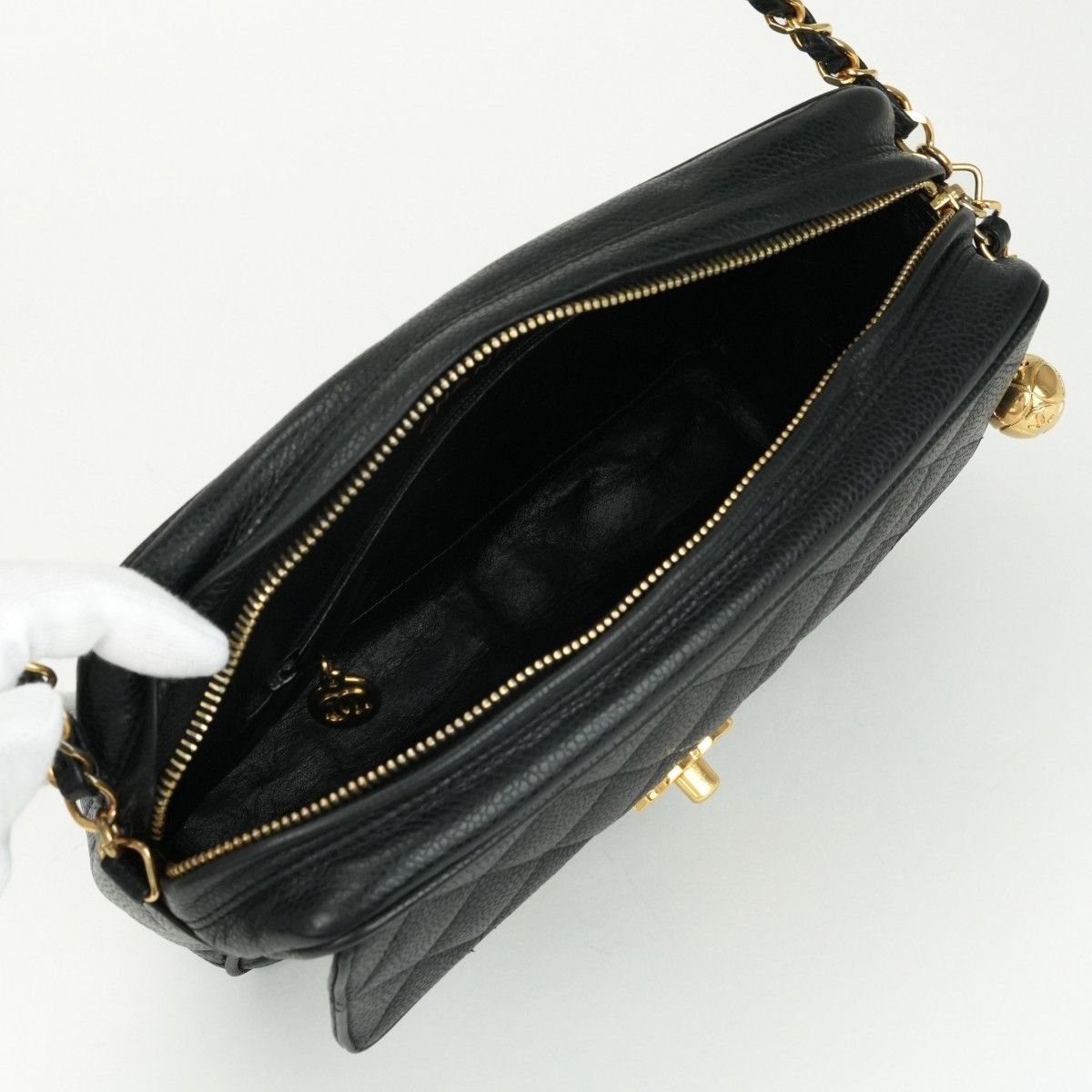 シャネル CHANEL マトラッセ バッグ ショルダーバッグ キャビア