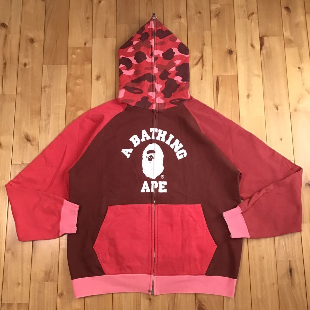 10000円〜→500円引き【A BATHING APE】希少 PHARRELL CAMO HOODIE S