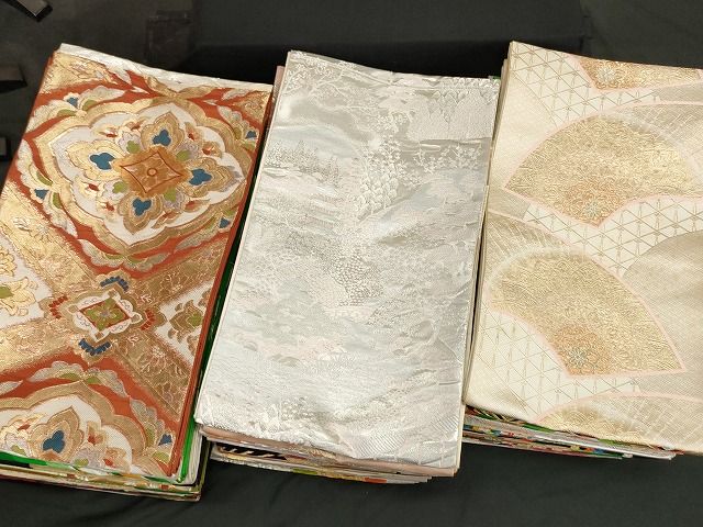 平和屋着物■袋帯 西陣 まとめて100点 向かい鳳凰 孔雀 向かい蝶 鳳凰 辻が花 更紗 花柄 宝相華 金銀糸 未使用品あり 全て正絹 se3410 平和屋着物□袋帯 西陣 まとめて100点 向かい鳳凰 孔雀 向かい蝶 鳳凰