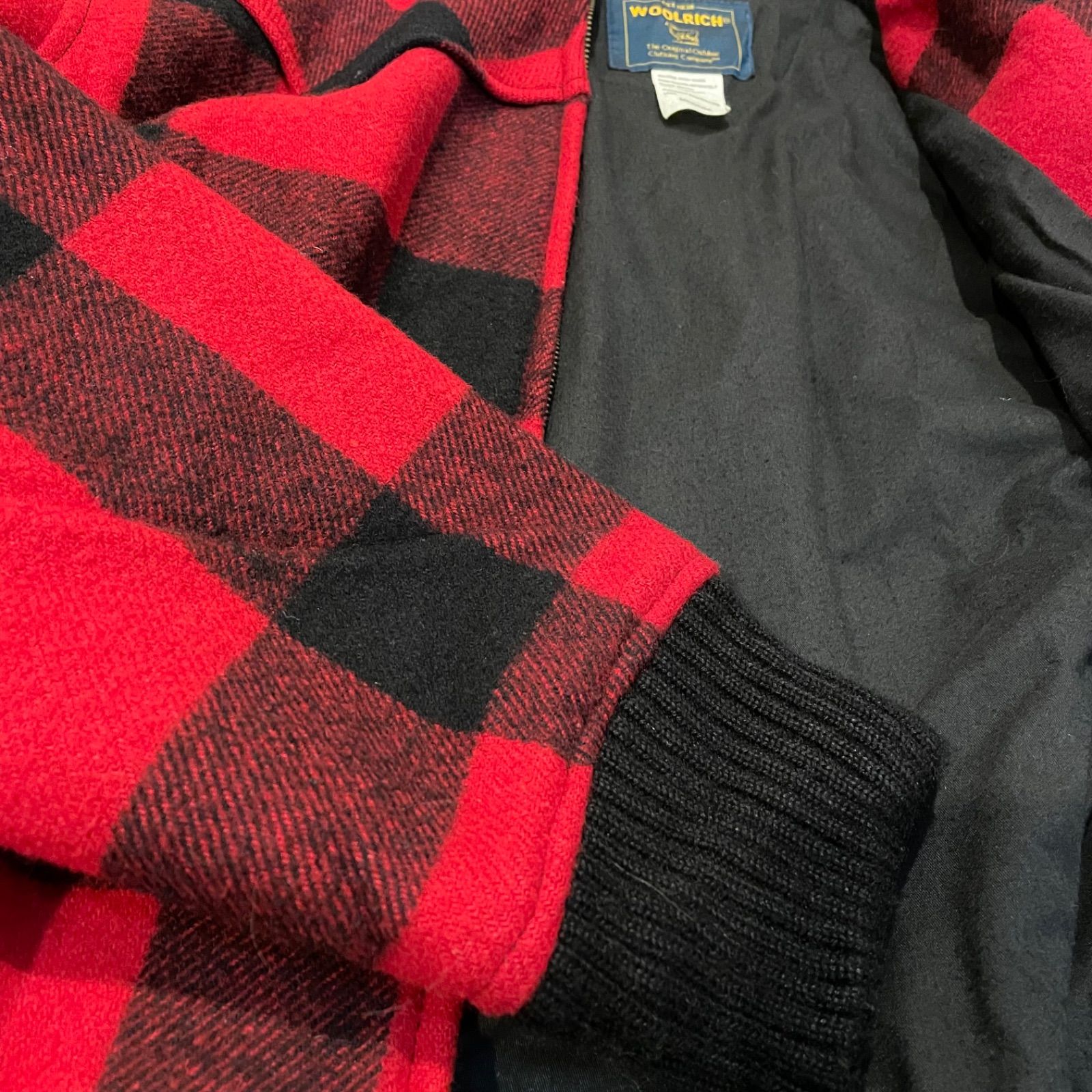 WOOLRICH】ウールジャケット バッファローチェック ブルゾン 古着