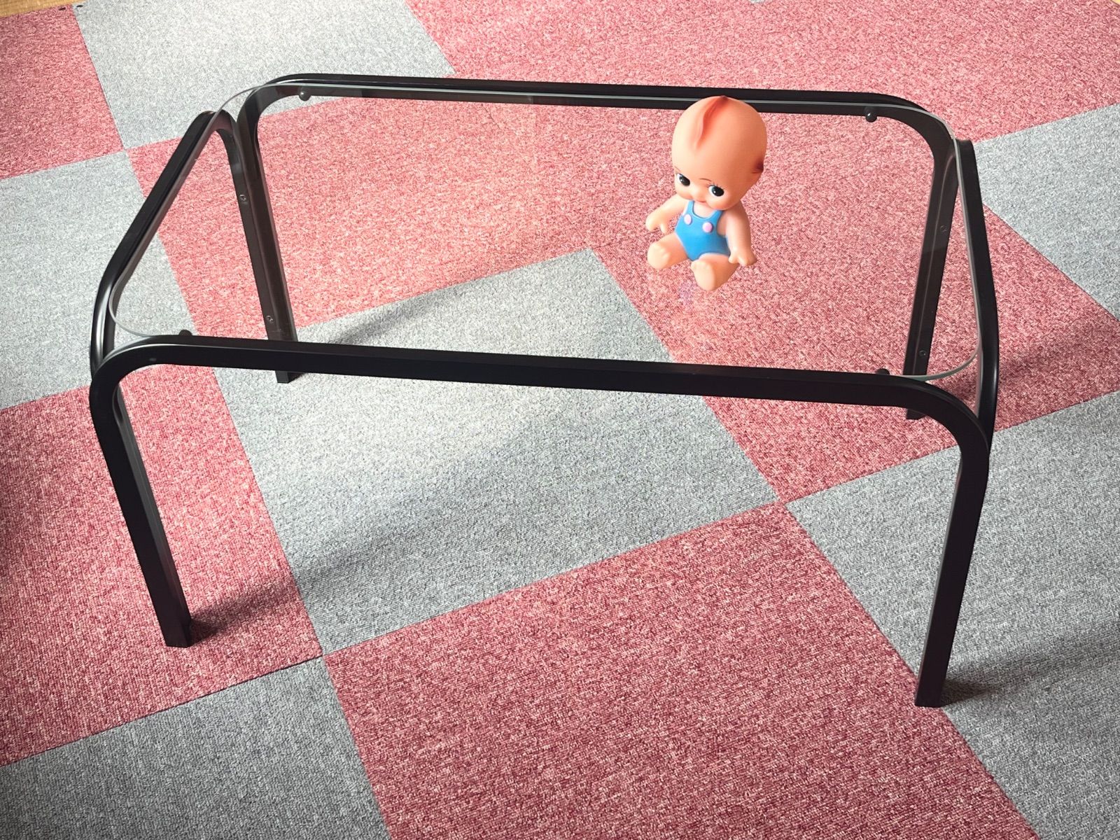 ガラステーブル スペースエイジ ヴィンテージ レトロポップ 昭和レトロ