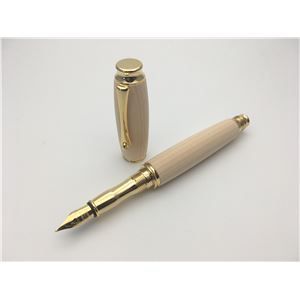 銘木材 万年筆|文房具 木曽ひのき きそひのき 日本製 中太字 文具 オフィス用品 ステーショナリー