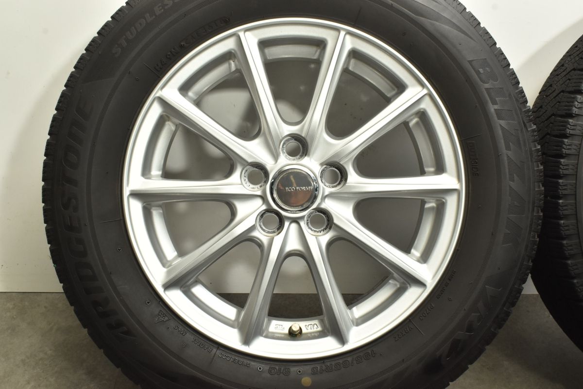 BRIDGESTONE ECO FORME TWS FORGED 15インチ 4本 6J5HPCD100+45 鍛造 