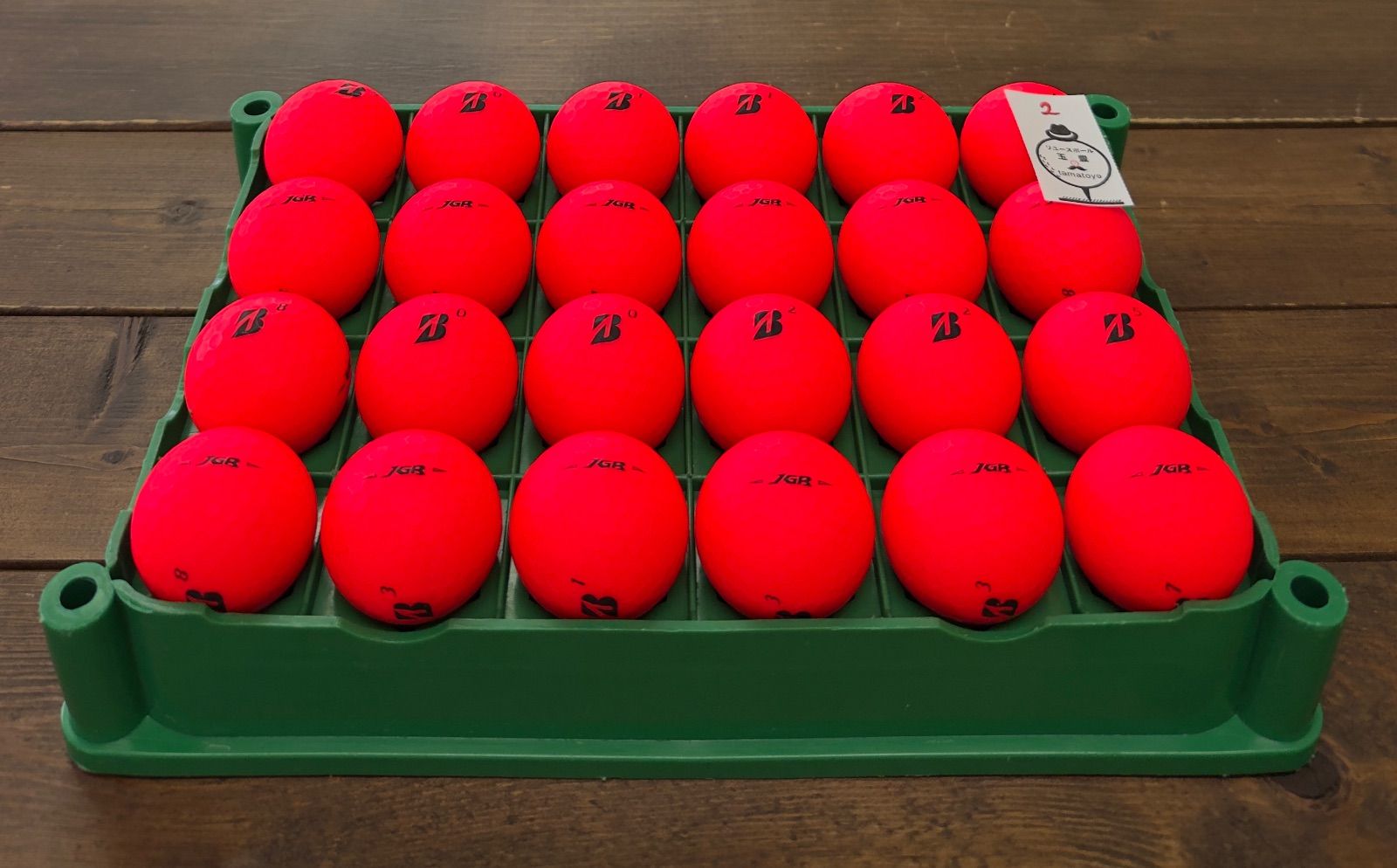 S157】 ブリヂストン JGR 赤マット 23年 ロストボール 24球 楽天市場