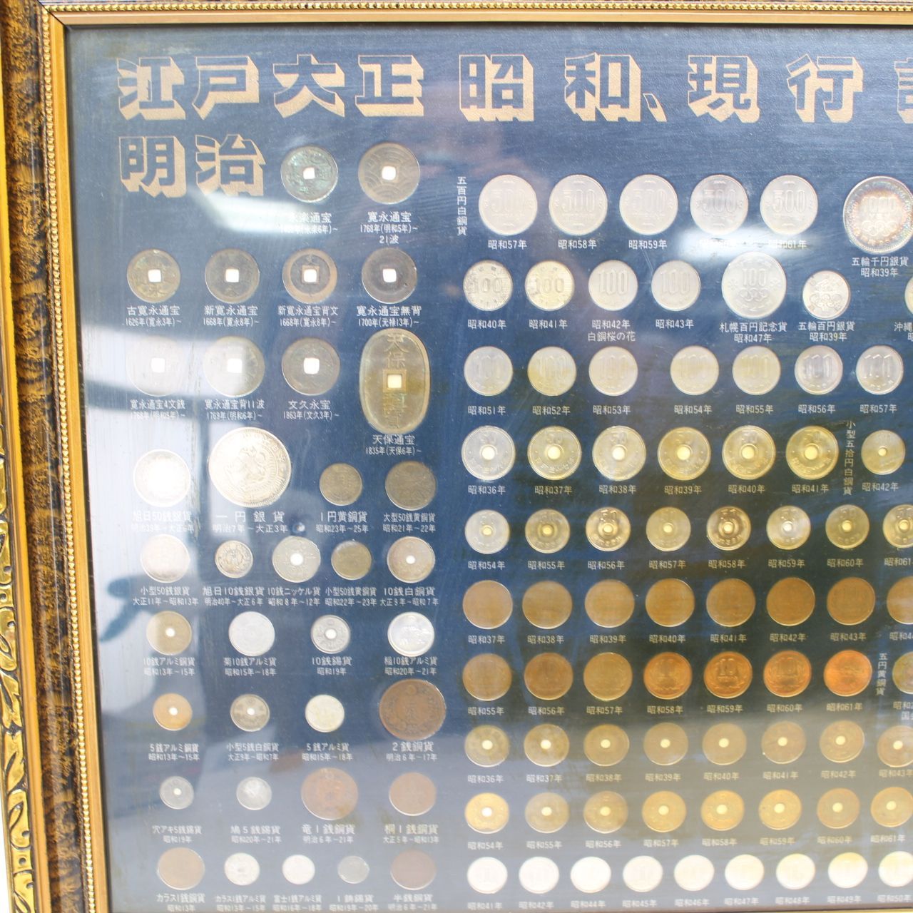611 81×62cm 江戸 明治 大正 昭和 平成 記念貨幣一覧