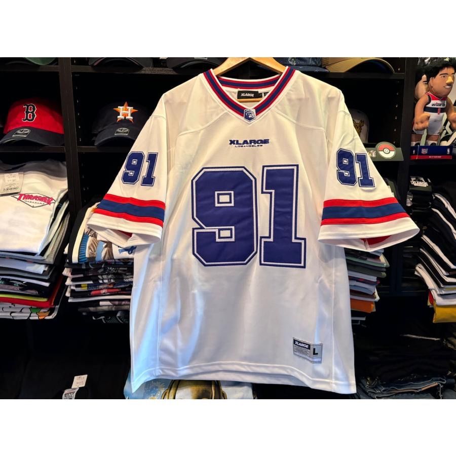 XLARGE PANELED FOOTBALL JERSEY WHITE Lサイズ ¥9900+送料¥550 - メルカリ
