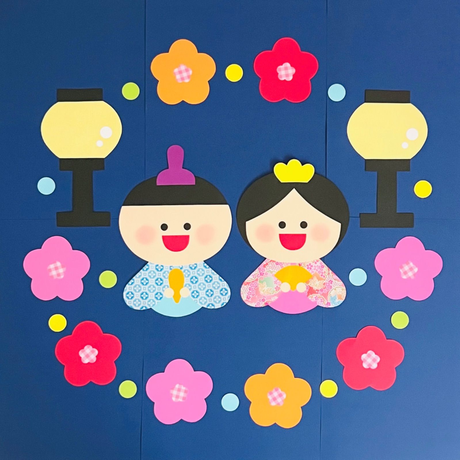 商談中ꕥうさぎのお雛様ガーランド　ひなまつり　桃の節句　壁面飾り　ミニチュア 商談中ꕥうさぎのお雛様ガーランド ひなまつり 桃の節句 壁面飾り