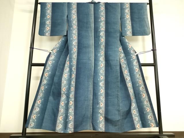 平和屋着物▽上質な紬 単衣 花唐草文 正絹 逸品 DAAV5043az - メルカリ 