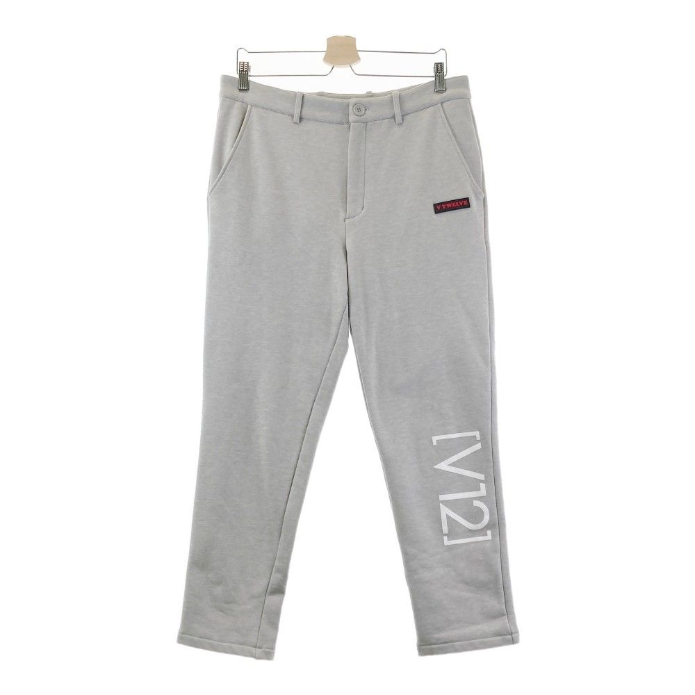 サイズ：XL V12 ヴィトゥエルヴ 裏起毛パンツ ブラック系