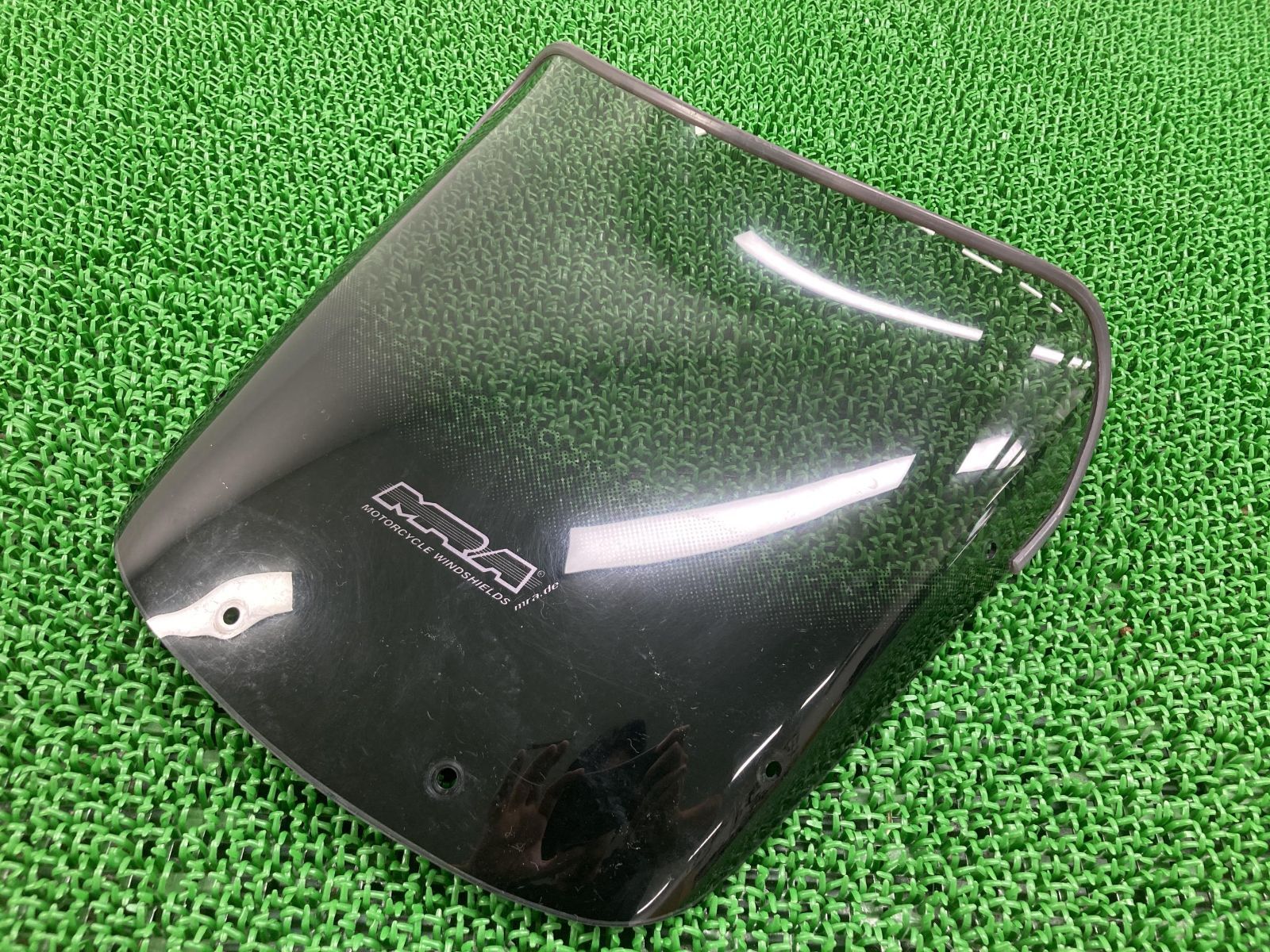 MRA製ZRX1100 スクリーン 社外 中古 バイク 部品 ZX400N スポイラースクリーン 割れ欠け無し 品薄 希少品 スモーク