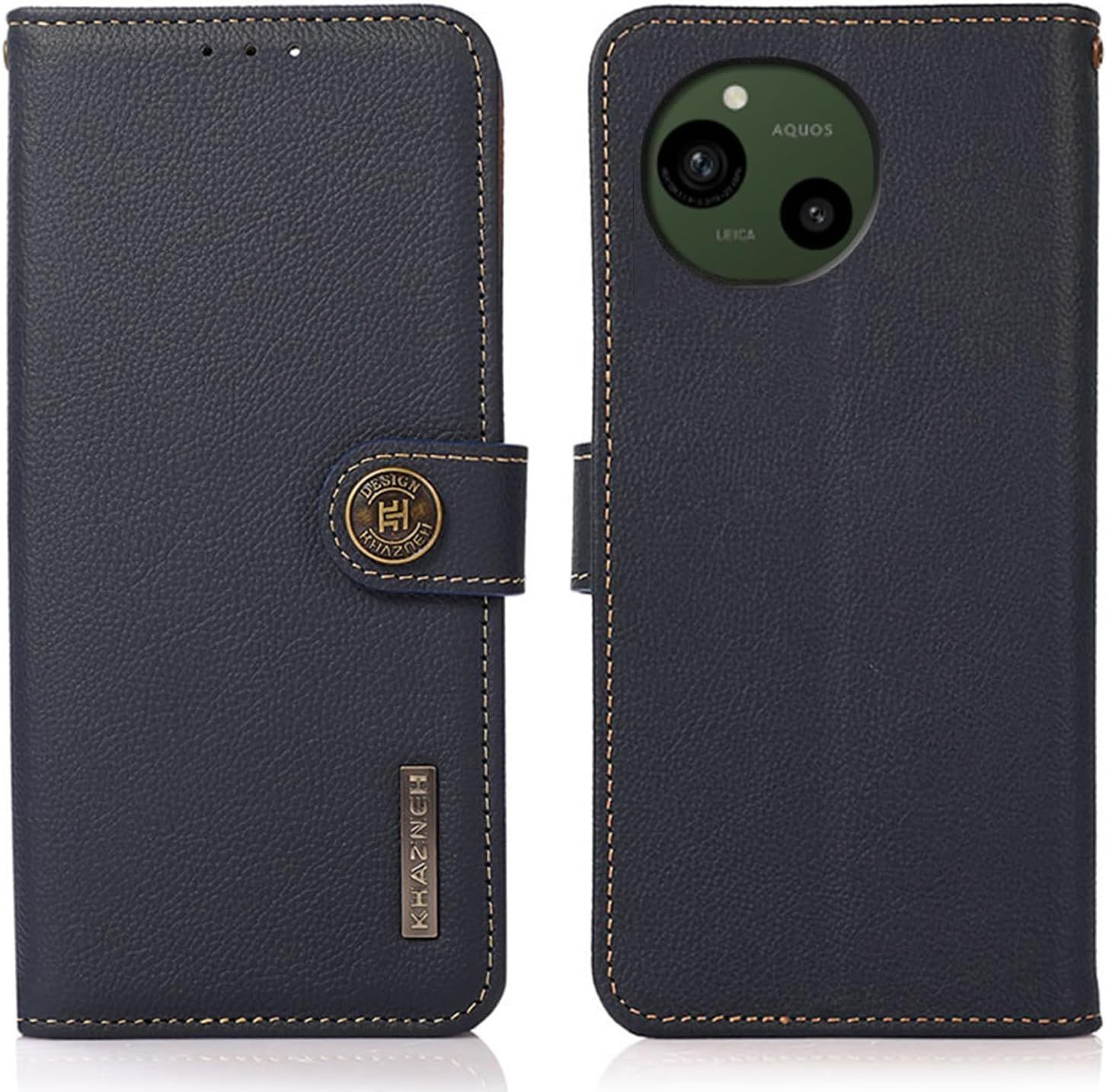 【人気商品】ケース 手帳型 本革 アクオス センス9 本革 9 財布型 シュリンクカーフレザー 高級本皮 耐衝撃 マグネット式ボタン sense スピーカーホール付き カード収納 大容量 3枚 写真収納 AQ