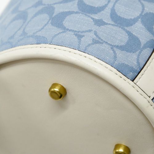 コーチ COACH フィールド バケット キャンバス レザー シグネチャー  